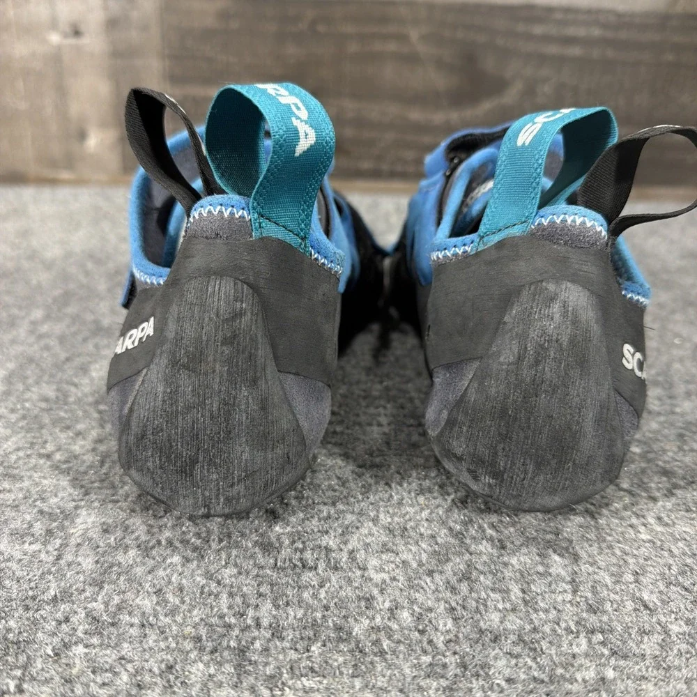Scarpa Rock Climbing Shoes Mens 8.5 Gray Origin Hook & Loop Vision Rubber Italy